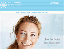 Tablet Screenshot of lmgelectrology.com
